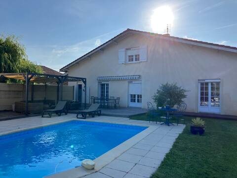 Large house with pool and garden