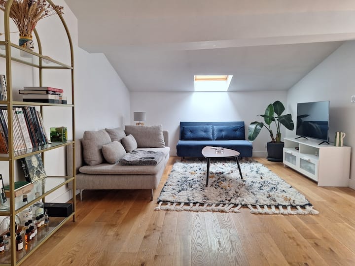 Chartrons : Charmant Appartement Avec Terrasse - 波爾多