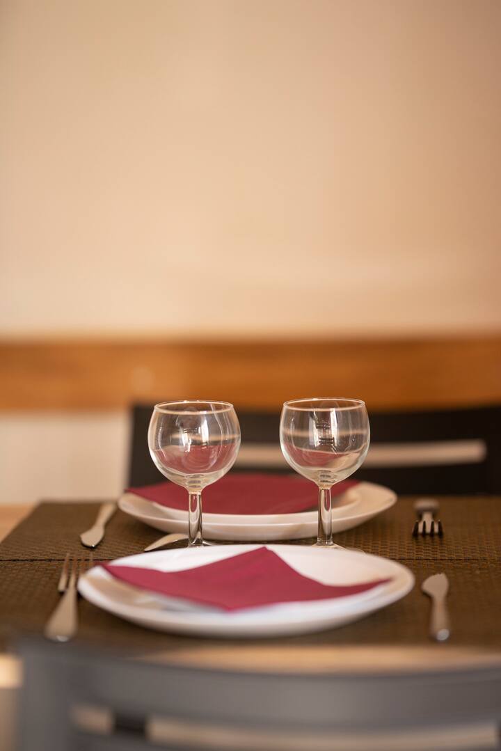 Espace repas du gite/studio Agapantes - 1ch/2p