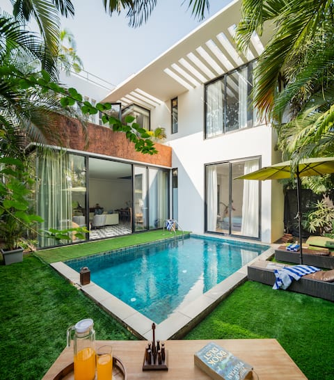 TBK villa 05 |Pvt Pool Vagator|Genset