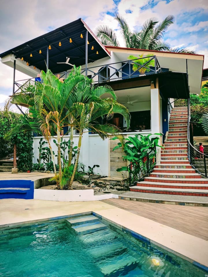 Casa Tropical-3 Bdrm W Private Pool Close To Beach - Costa Rica