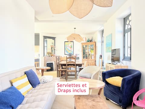 50 m from the beach - Cozy house - HyperCentre
