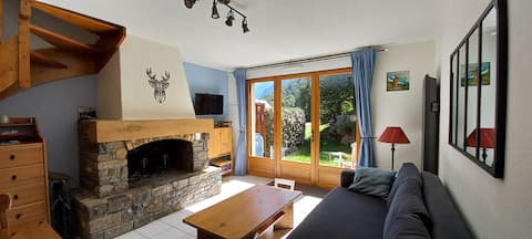 Nice 3-star triplex, with garden and fireplace