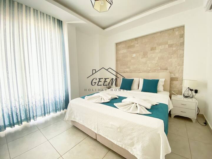 Chambre double bleue
