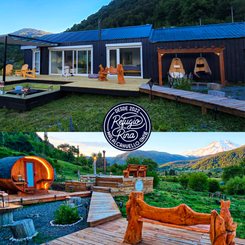 Unique Cabin: Hot Tub, Sauna and Volcan views