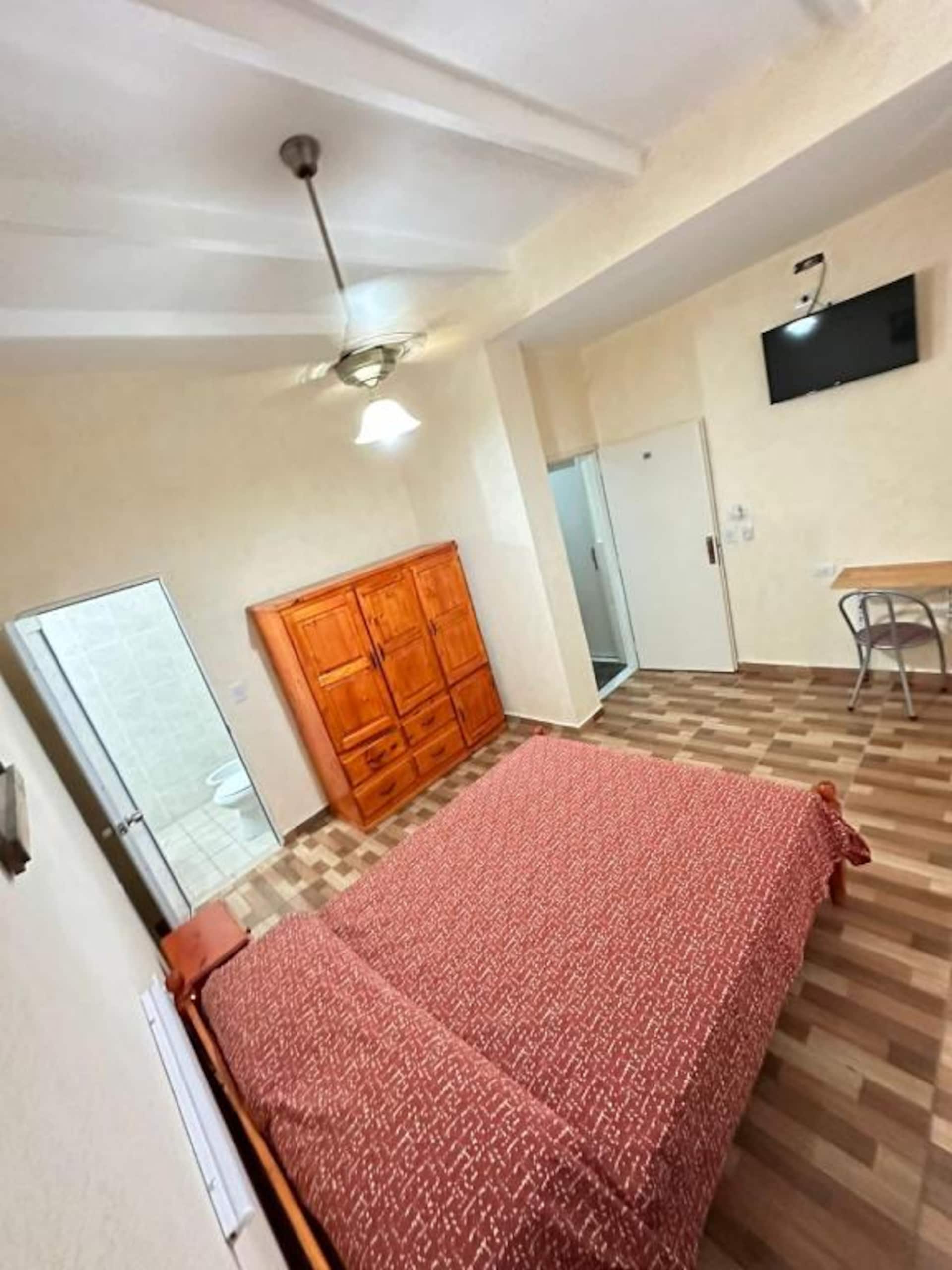 Комната с отдельной ванной в San Nicolás