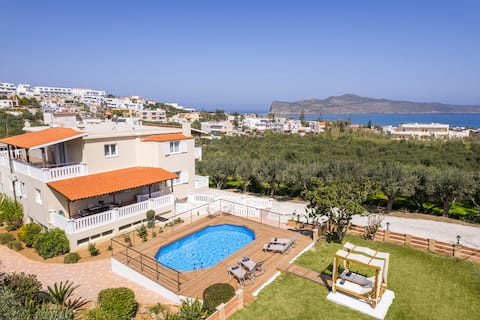 Casa de Philippe with unique seaview 2' from beach