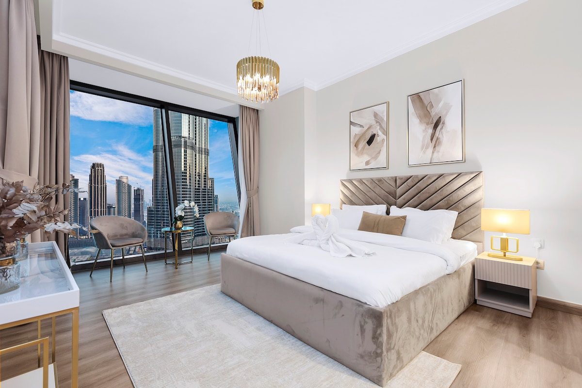 3 Bedroom Furnished Apartment with Fountain View | Burj Vista 3