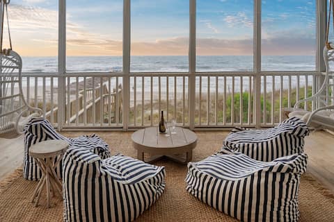 3-Home, 13-Bed Compound Just Steps From The Beach