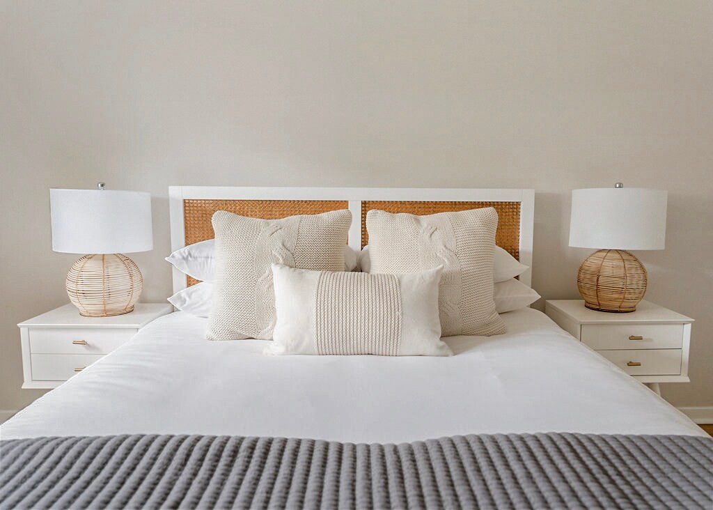 קוטג' B - חדר שינה עם מיטת קווין סייז