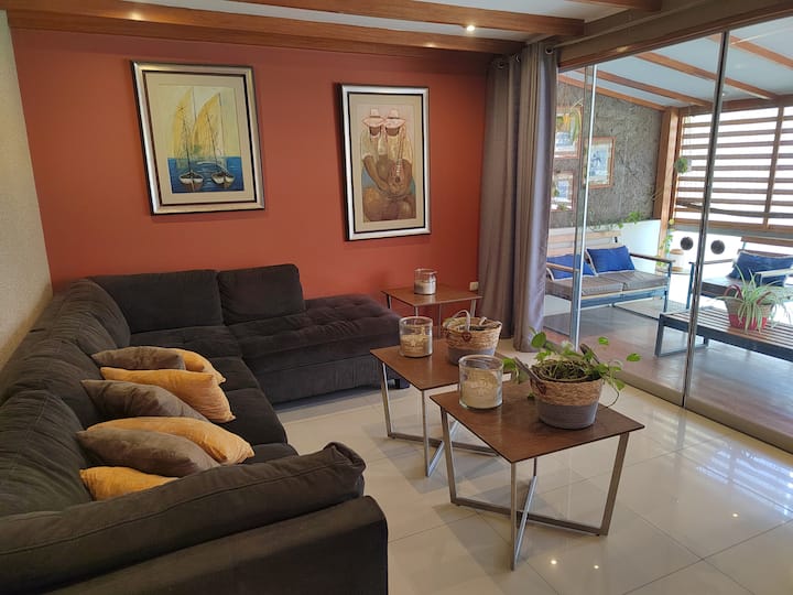 Rooftop Apt | Piscina Priv. & Bbq | 7min Plaza Ica - 이카