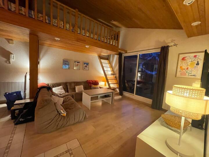 Auron - Appartement Chalet Mezzanine Pour 6p - Auron