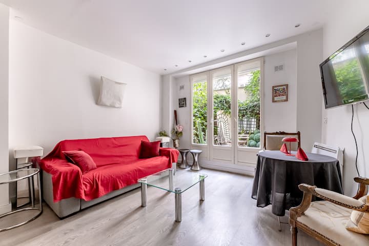 Suite Design Avec Jardin Privé Calme Absolu Opéra - París