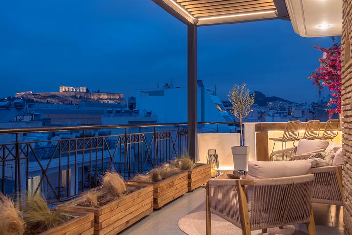 Parthenon dream breathtaking views & massage chair