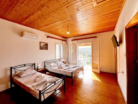 Family room with sea view