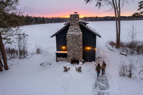 Recharge in a Cozy Boathouse on a Private Lake