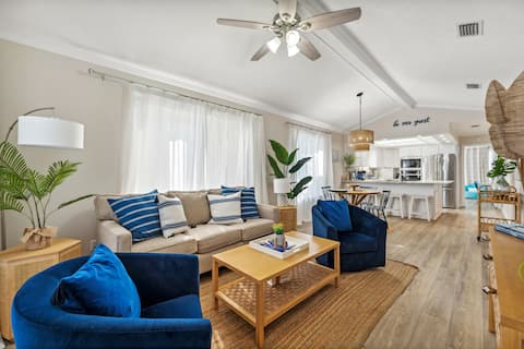 Popular Airbnb listing: Beach Family Home + Golf Cart in Panama City / Panama City Beach