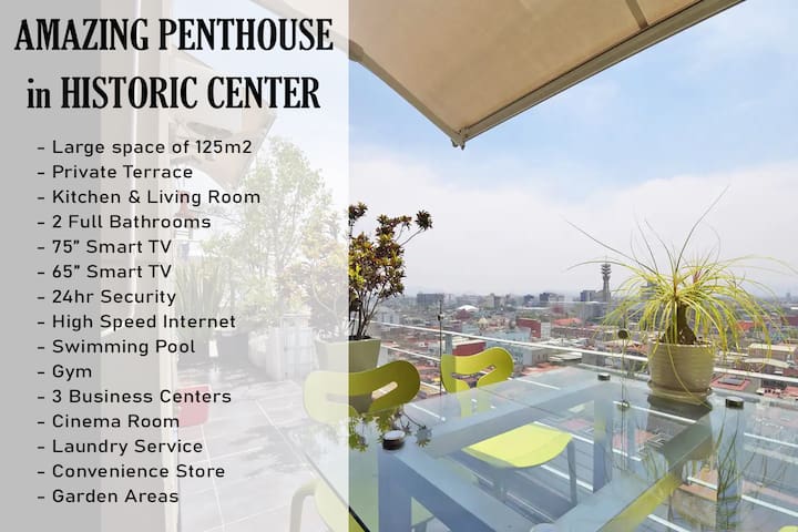 PentHouse w/Pool & Private Terrace next to Alameda