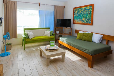 Popular Airbnb listing: Condo 2 Nature Retreat next the Jungle with Pool in Cozumel
