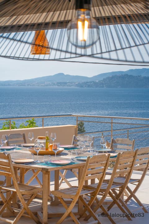 Villa La Loupiotte magnificent sea view ranked 5*