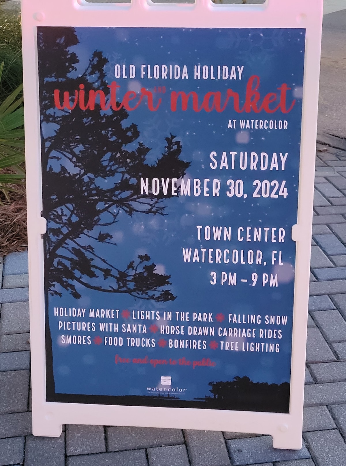 Watercolor Holiday Market on Thanksgiving Weekends at Juan Love in Santa Rosa Beach