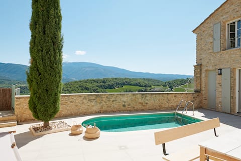 Panoramic view of Mont Ventoux