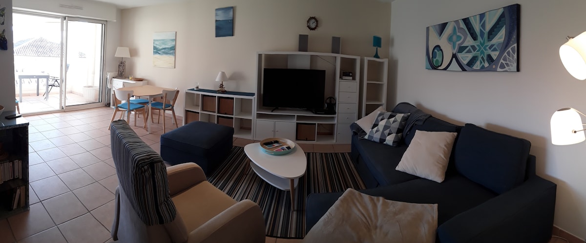 Leistungsstarkes Airbnb: Superb apartment in residence, closed parking in Sainte Maxime