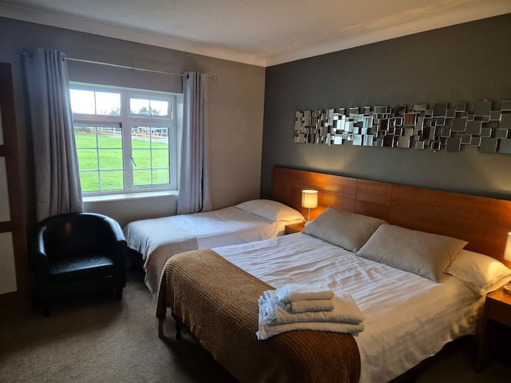 1 × ორადგილიანი და 1 × ერთსაწოლიანი
სააბაზანო