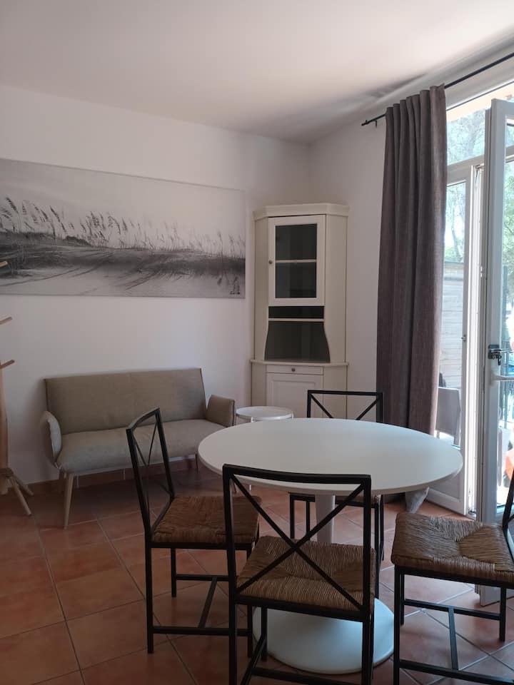 Appartement 2 Pièces Cabine - Balcon Vue Pinède - Île de Porquerolles