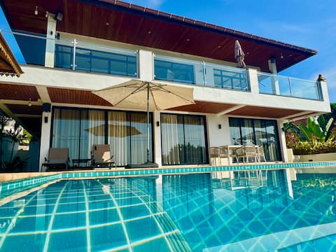 The Carma | stylish and luxury sea view pool villa