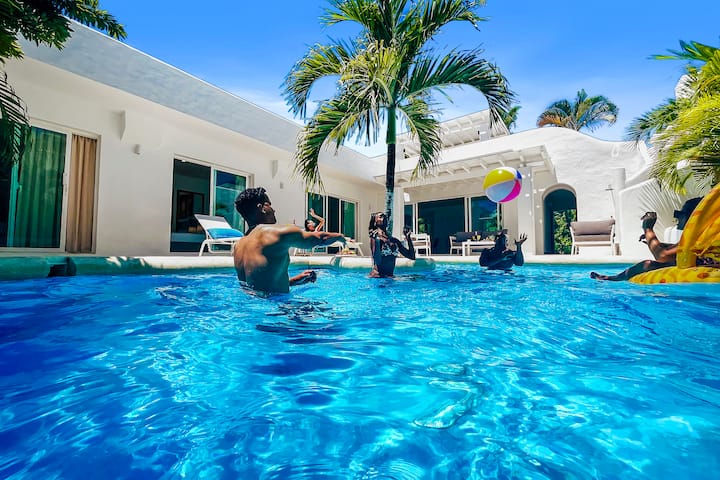 Beach Villamarfil With Private Pool, Bbq & Maid - Punta Cana