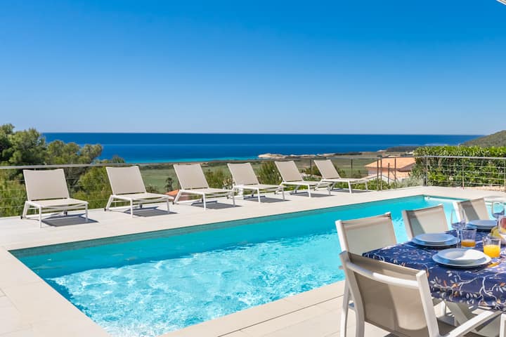 Villa Moderne Avec Des Vues Sur La Plage, Son Bou - Minorca