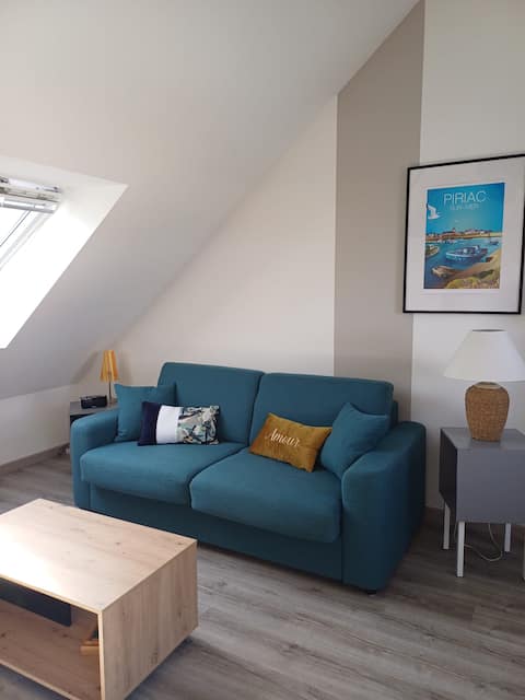 Top Airbnb: Studio close to the sea and the town center in Piriac Sur Mer