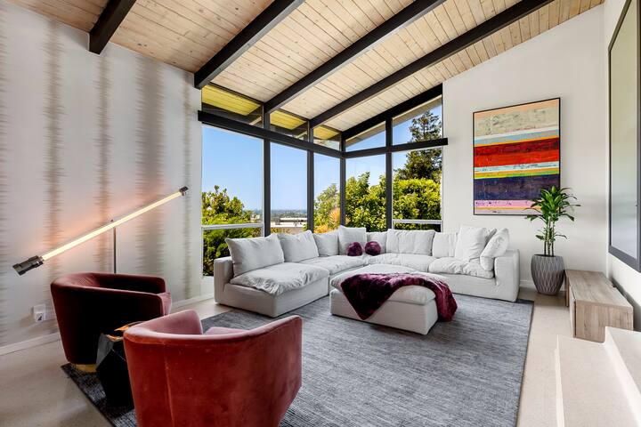 Hillside Luxury MidCentury Modern Spa Retreat View gallery image 2