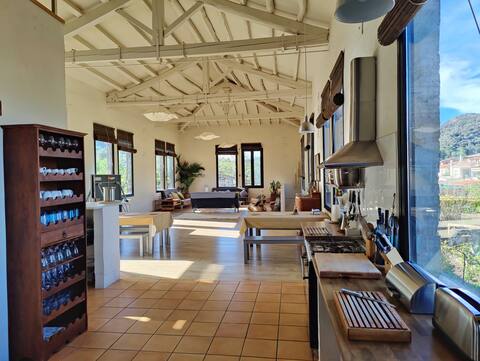 Cal Gat 7 bedrooms, loft-style, with pool & garden