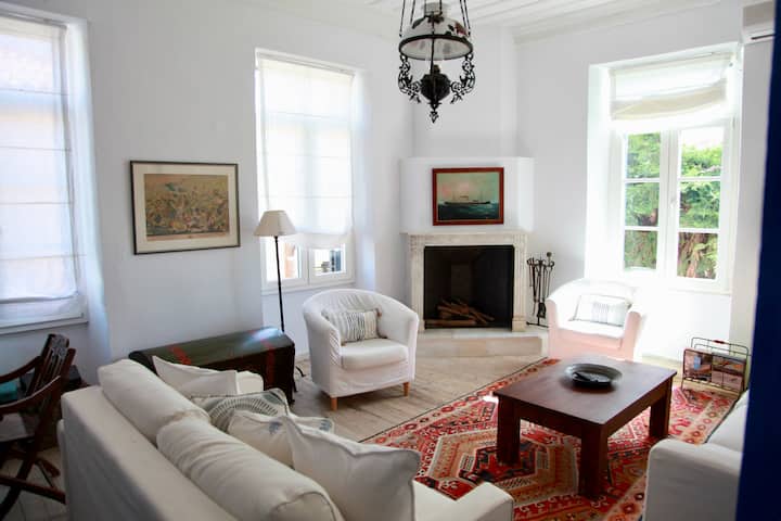 19th century lovely town mansion with garden