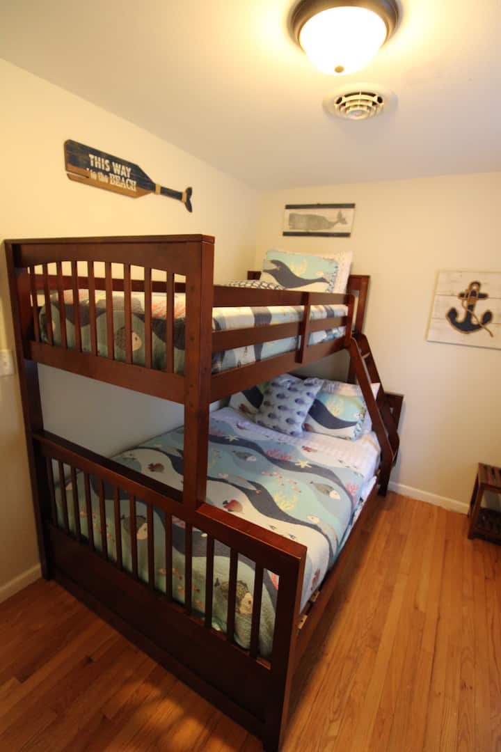 Bunk bed room on main floor of the house.  