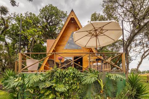 Chalé Near Curitiba, Wood Stove and Jacuzzi