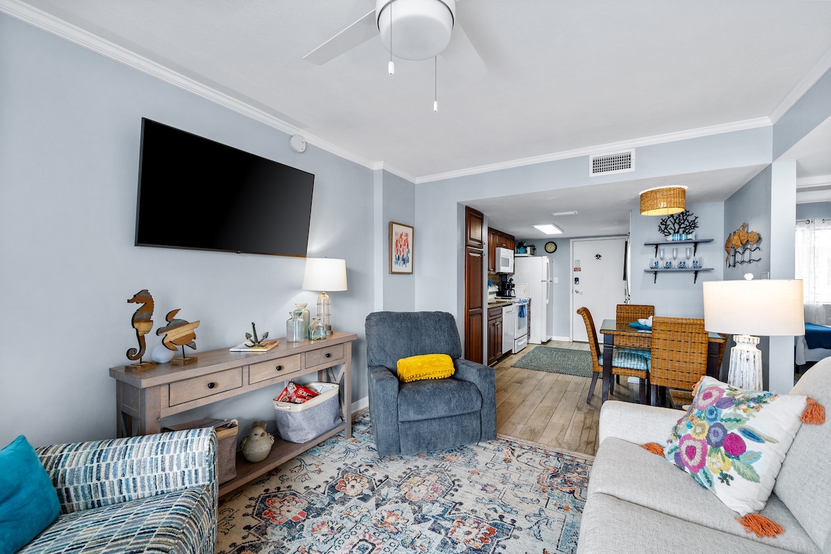 Relax in the recliner while reminiscing the day