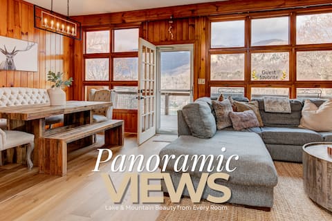 Popular Airbnb listing: Unmatched Endless Views • Mountains & Lake • 3/2 in Lake Lure / Rutherfordton