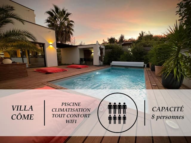 Villa Côme : Magnifique villa avec piscine
