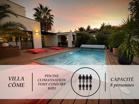 Villa Côme: Beautiful villa with pool