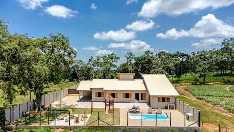 Nature, Campfire and Private Pool