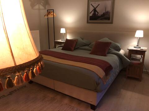 Spacious room with private bathroom and terrace !