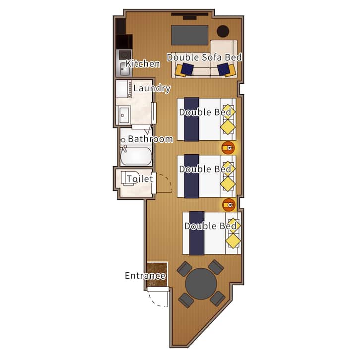 10min Walk From Nankai Namba St/max 8 Ppl/wi-fi/1f - Osaka