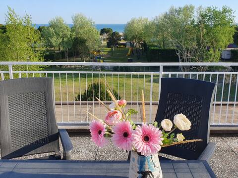 EXCLUSIVE TERRACE APARTMENT WITH glimpse inBIBIONE