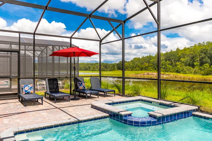 *Special Offer* Lake View/themed Br/pool/spa 22093 - Kissimmee