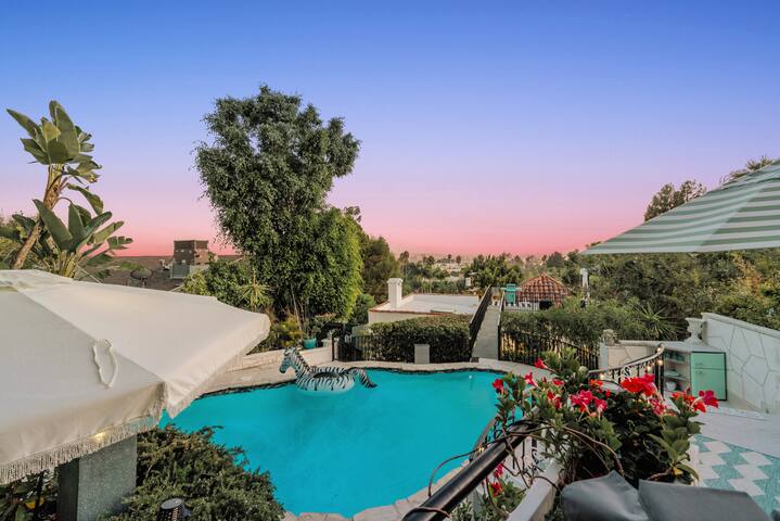 Classic 1920s Hollywood Glam Villa – Pool, Jacuzzi gallery image 3