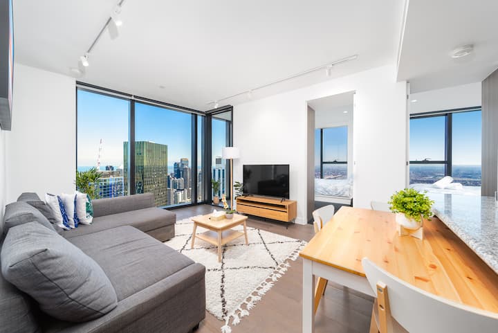 62f Luxury Melb Cbd 3br.2bath. 8pax. Free 2carpark - Victoria