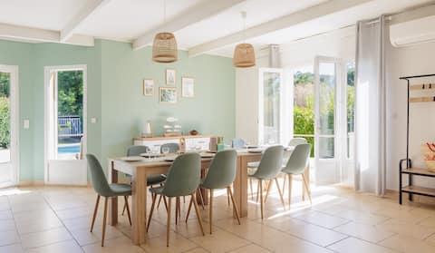 Villa MonteCristo, air conditioning, private pool, near the sea